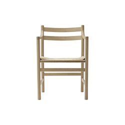 CH46 Dining Chair, soap treated oak/natural, Carl Hansen & S&oslash;n