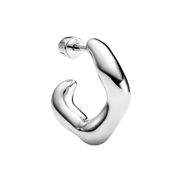 Anil Hoop Small Left, silver, Maria Black