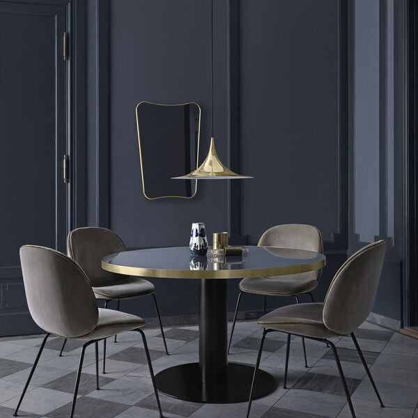 Semi Pendant, polished brass, GUBI