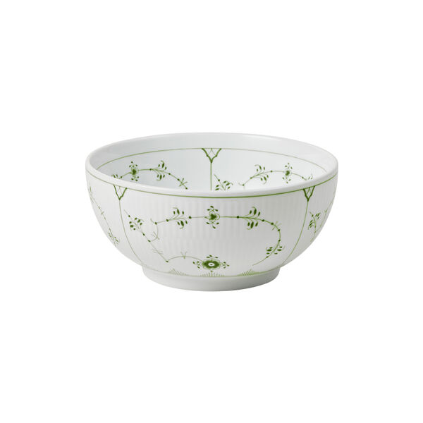 Green Fluted Plain Bowl 110 cl, Royal Copenhagen