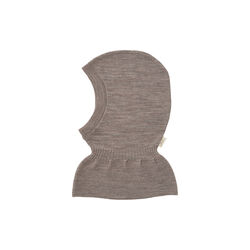 Lt. Knitted Merino Balaclava With Frill, natural melange, Copenhagen Colors Organics