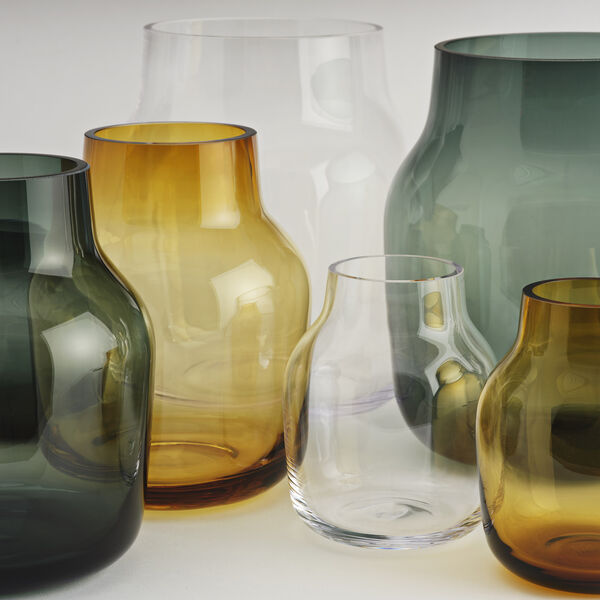 Silent Vase, clear, Muuto