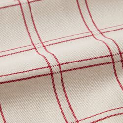 Cotton Jacquard Kitchen Towel | Red/White | Kitchen Towel, Lexington