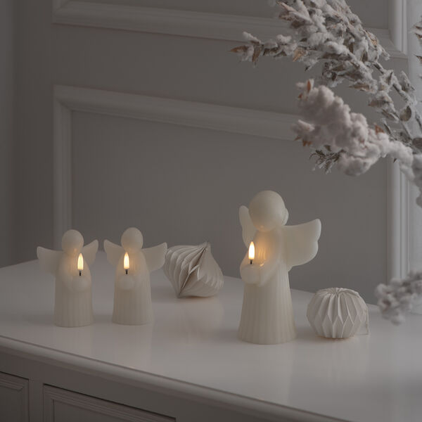 LED Smooth candle Angel 1 pcs | 9x12 | Vanilla, Uyuni Lighting