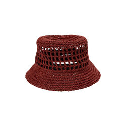 RAFFIA&nbsp;Hat, bordeaux, Bella Ballou