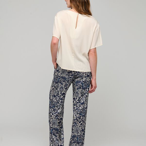SolanaDEA Blouse Short Sleeved, cloud cream, Dea Kudibal