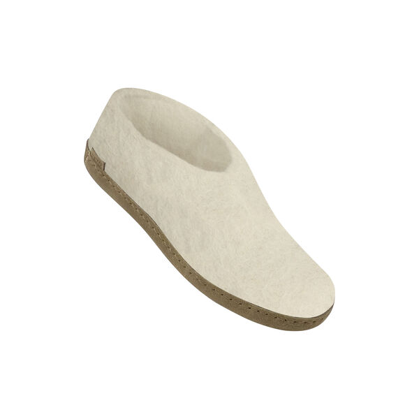 Felt Shoe, white Felt Shoe, white, Glerups