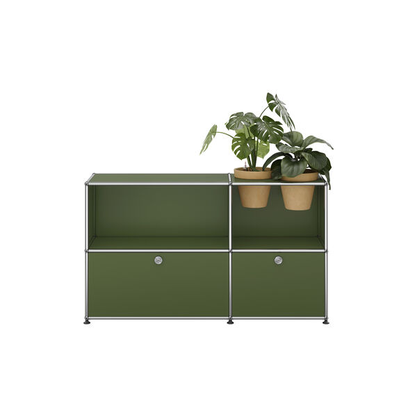USM Haller | Model M57 | Olive Green | Sideboard, USM Haller