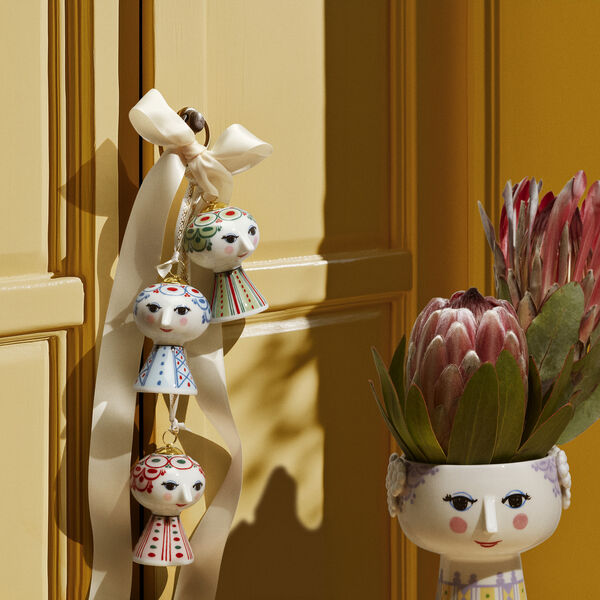 Eva Christmas Ornament 2025, green, Bjørn Wiinblad