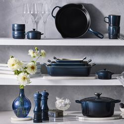 Signature cast iron square grillit 26 cm, nuit, Le Creuset