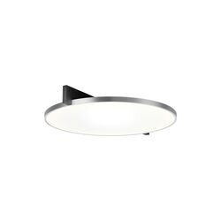 INLAY ROUND C3 Ceiling/Wall Light, matt black/satin silver, LIGHT-POINT