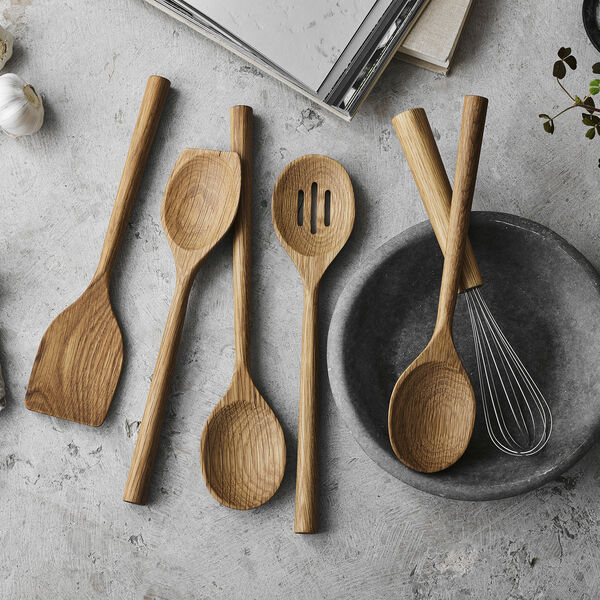 Douron Kitchen spoon broad shape, Pillivuyt Gourmet