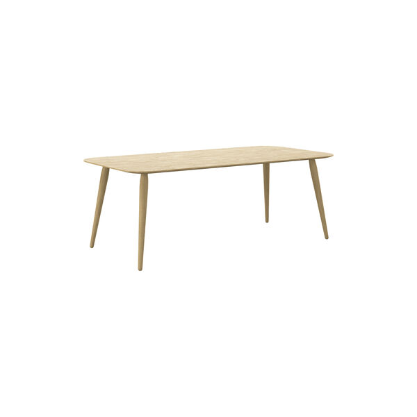 PLAYrectangular Coffee Table, white oiled oak, Bruunmunch Furniture