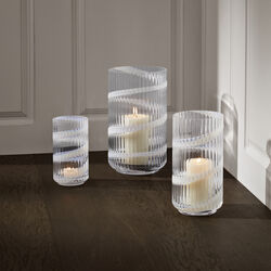 Lyngby Vase, swirl white, Lyngby Porcel&aelig;n