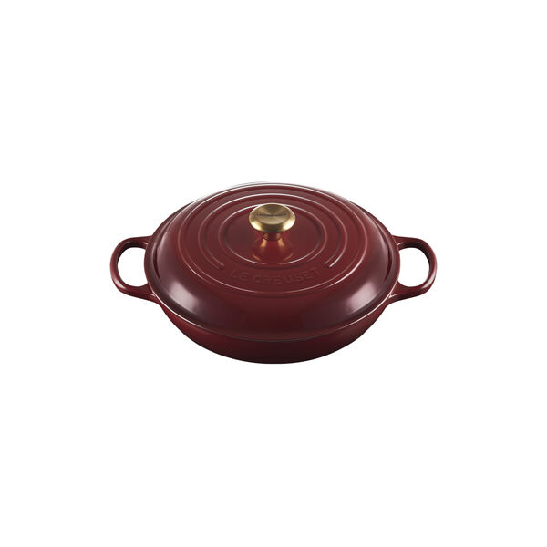 Signature cast iron buffet pot 30 cm, garnet, Le Creuset