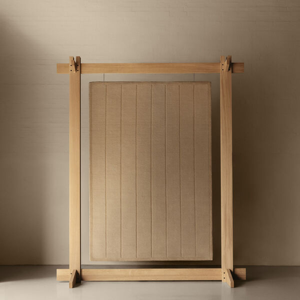 Woven Tatami Rug, cream, Linie Design