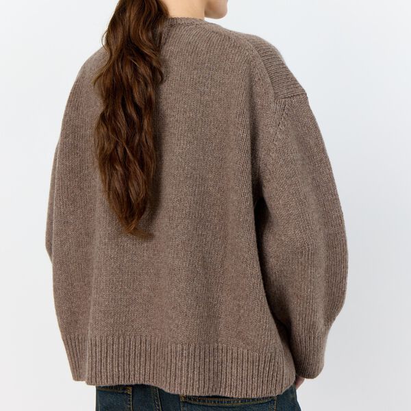 LR-PERLE 1 Pullover, walnut melange, Leveté Room