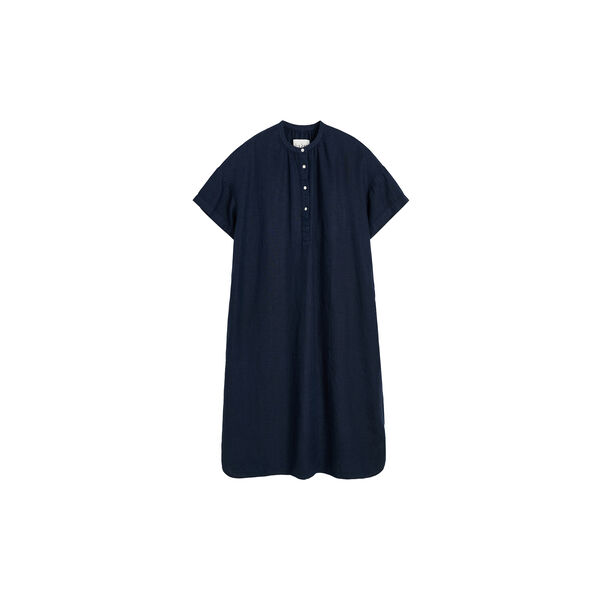 Cille Dress Linen, navy, Aiayu
