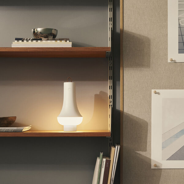 Tomoshi Portable Table Lamp, white, Louis Poulsen