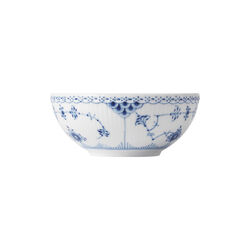 Blue Fluted Half Lace Deep Bowl 50 cl, Royal Copenhagen