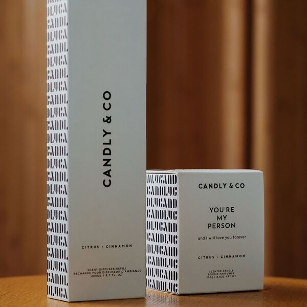 No. 3 Candle, You are my person and I will love you forever, Candly & Co