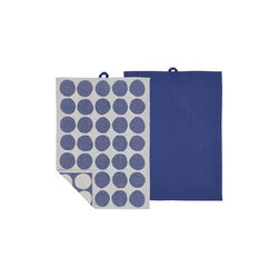 Bubbles Tea Towel, royal blue, Södahl