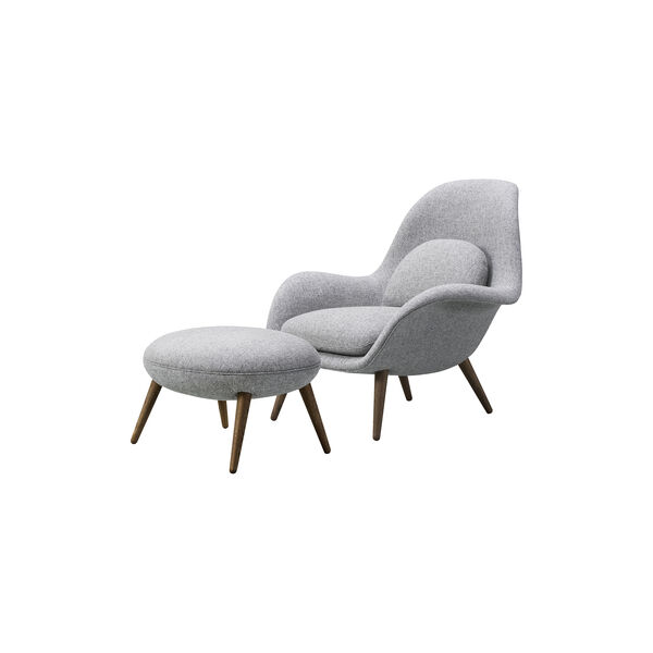 Swoon Chair and Ottomann, Hallingdal 130, Fredericia Furniture