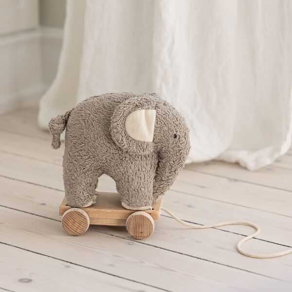 Fanto Pull-along Toy, grey Fanto Pull-along Toy, grey, Sebra