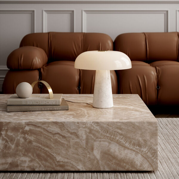 Glossy Table Lamp, opal white, Design For The People