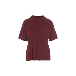 Saku Short-Sleeved Blouse, maroon, BITTE KAI RAND