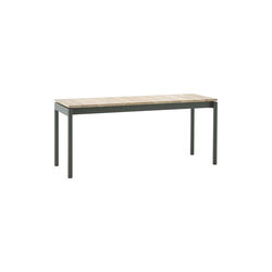 Ville AV27 Outdoor Bench, bronze green, &Tradition