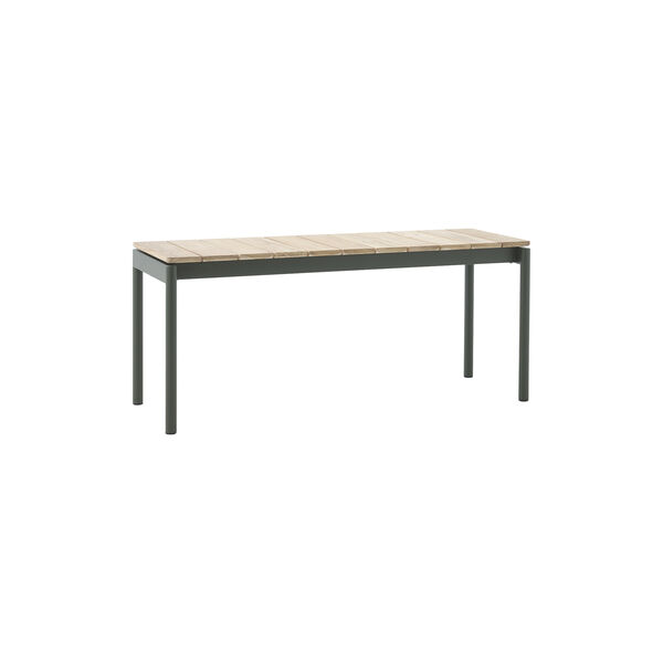 Ville AV27 Outdoor Bench, bronze green, &Tradition