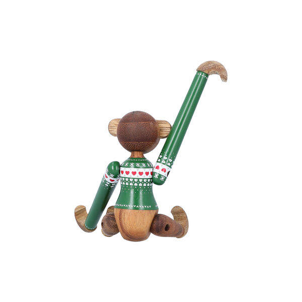 Monkey Christmas Jumper 2025 Mini, green, Kay Bojesen Denmark