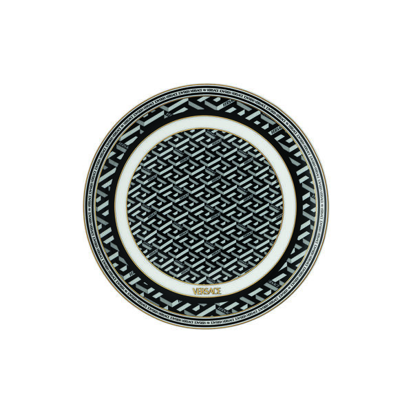 Plate &Oslash; 17 cm, signature black, Rosenthal x Versace