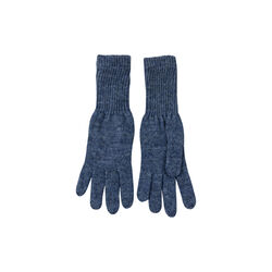 CABLE Gloves, blue/melange, Bella Ballou