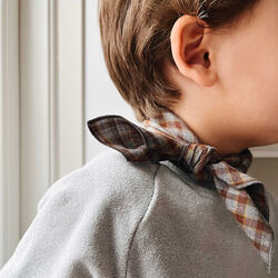 Eddie Scarf, grey check, Lalaby