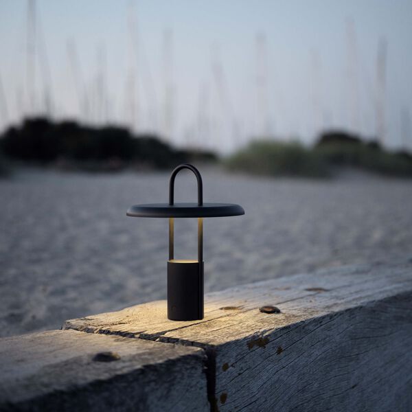 Pier portable LED lamp, black, Stelton