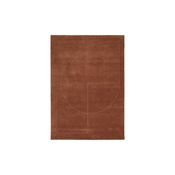 Lineal Poem Rug, amber, Linie Design