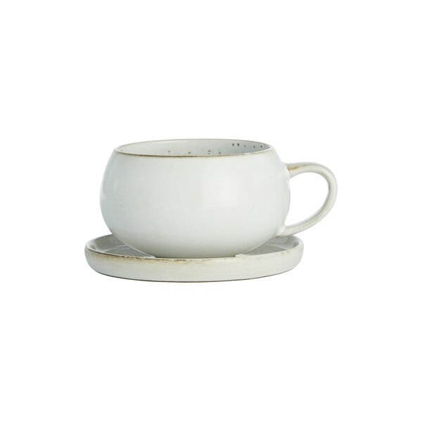 Amera Cup/Saucer, white sands, Lene Bjerre