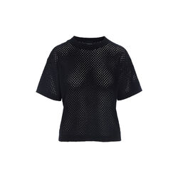 Kumi short sleeve blouse, black, BITTE KAI RAND