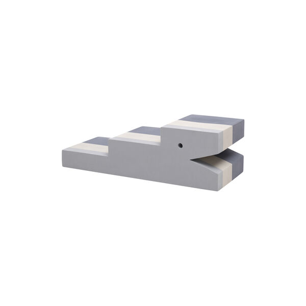 Crocodile L, cloudy blue, bObles