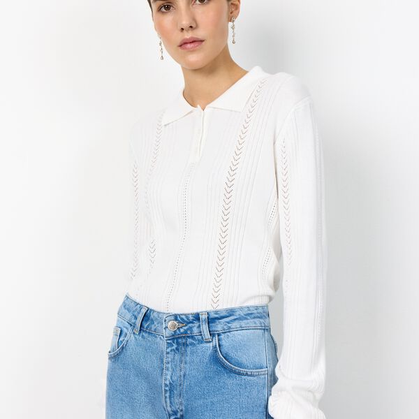 LR-PRIYA 2 Bluse, star white, Levet&eacute; Room