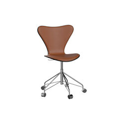 Series 7™ 3117 Front Upholstered Office Chair, Essential walnut, Fritz Hansen