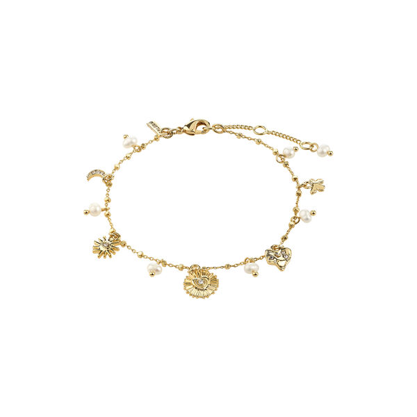 MYLAN bracelet, gold plated, Pilgrim