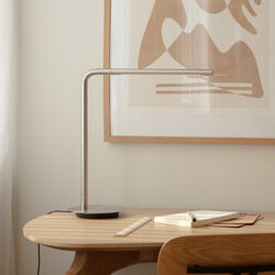 Omni Table Lamp, plated brass, UMAGE