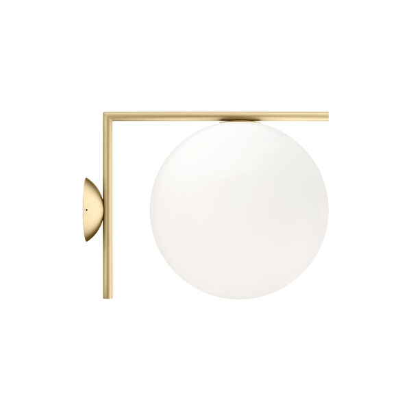 Flos IC W2 wall lamp, brass, null