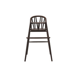 Saga Highchair, smoked oak, OAKLINGS