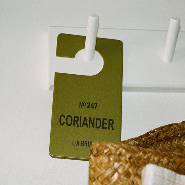 No. 247 Fragrance Tag, coriander, L:a Bruket