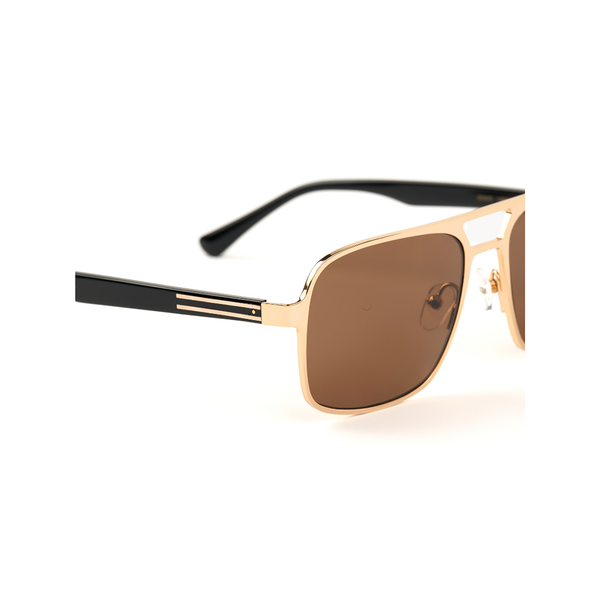 Soho Urban Sunglasses, gold classic w/ black, SOHO COPENHAGEN