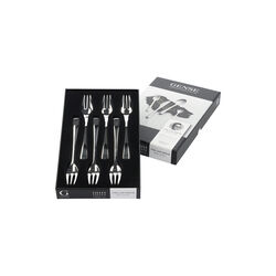 Steel Line Cake Fork 6 pcs, Gense